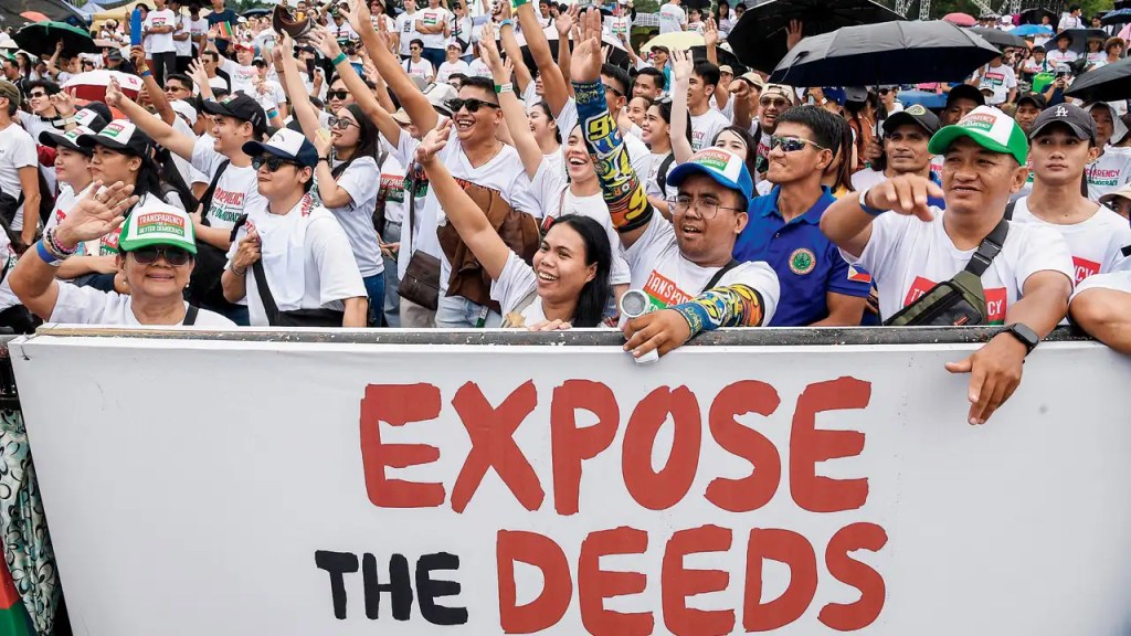 مانيلا تغرق في الغضب: كنيسة تعبّئ الجماهير لملاحقة “تسونامي&nbsp;الفساد”